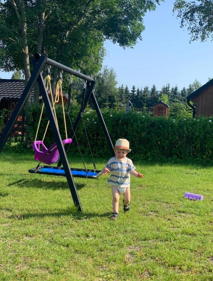 Na Jeziornej Domki Wypoczynkowe Zarnowska Eksteriør bilde